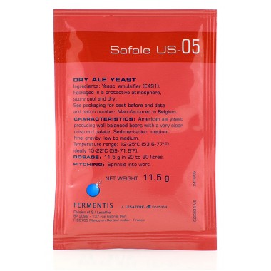 Дрожжи Safale US-05 11,5 гр